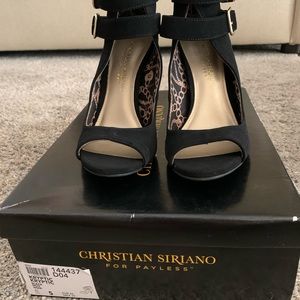Christian Siriano for Payless open toe heels